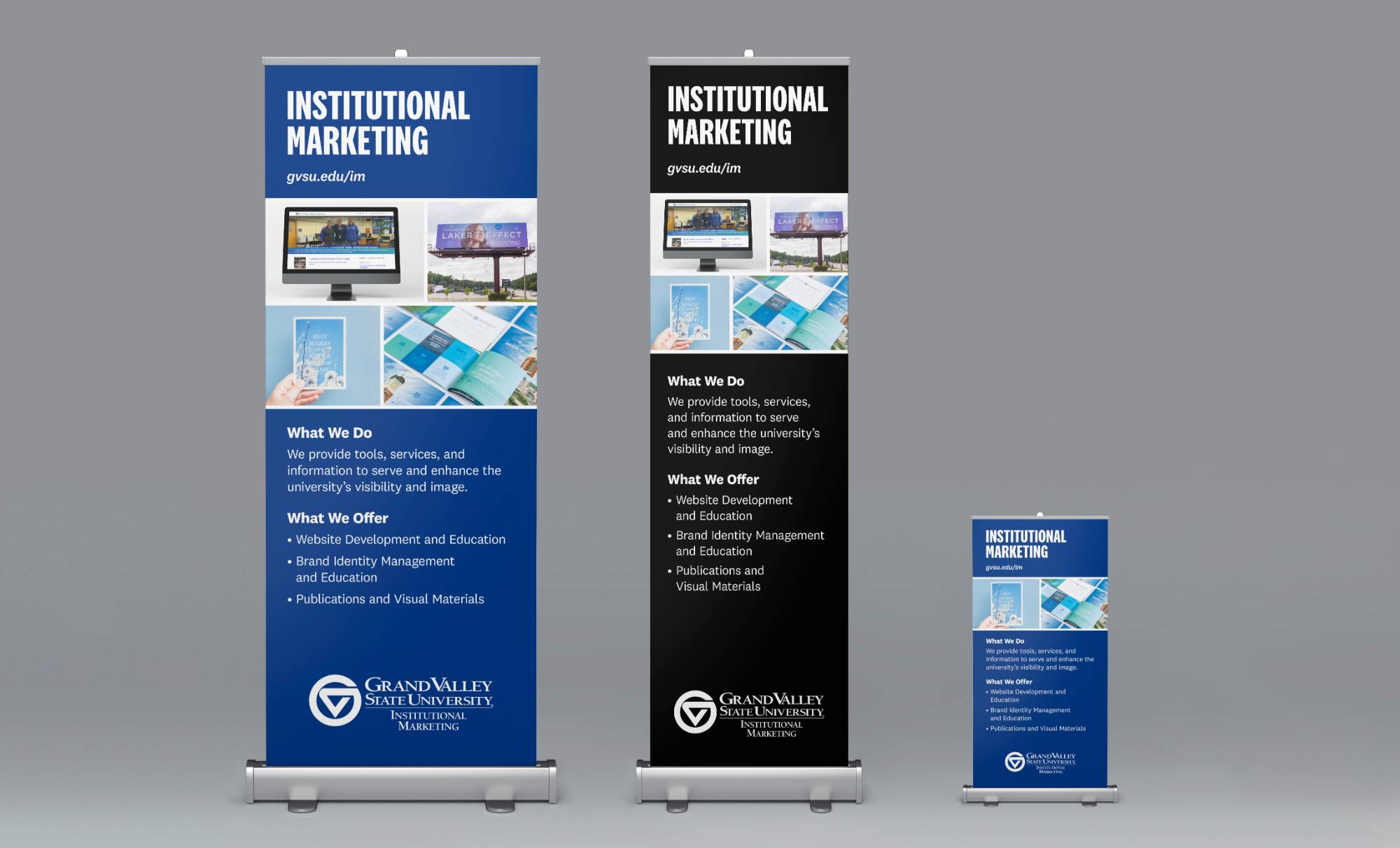 Retractable display banner examples